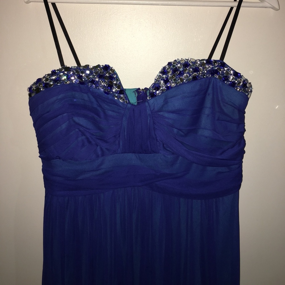Long Navy Blue Dress
